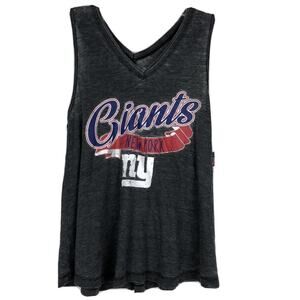 NFL Teens NWT New York Giants Tank V-Neck Gray Size S (3/5) Gray Football Sports